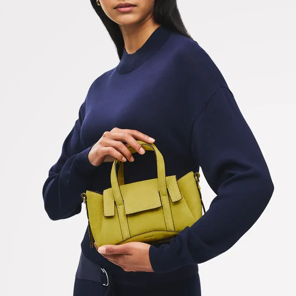 Radley Bag Suede Flapover Grab Chancery